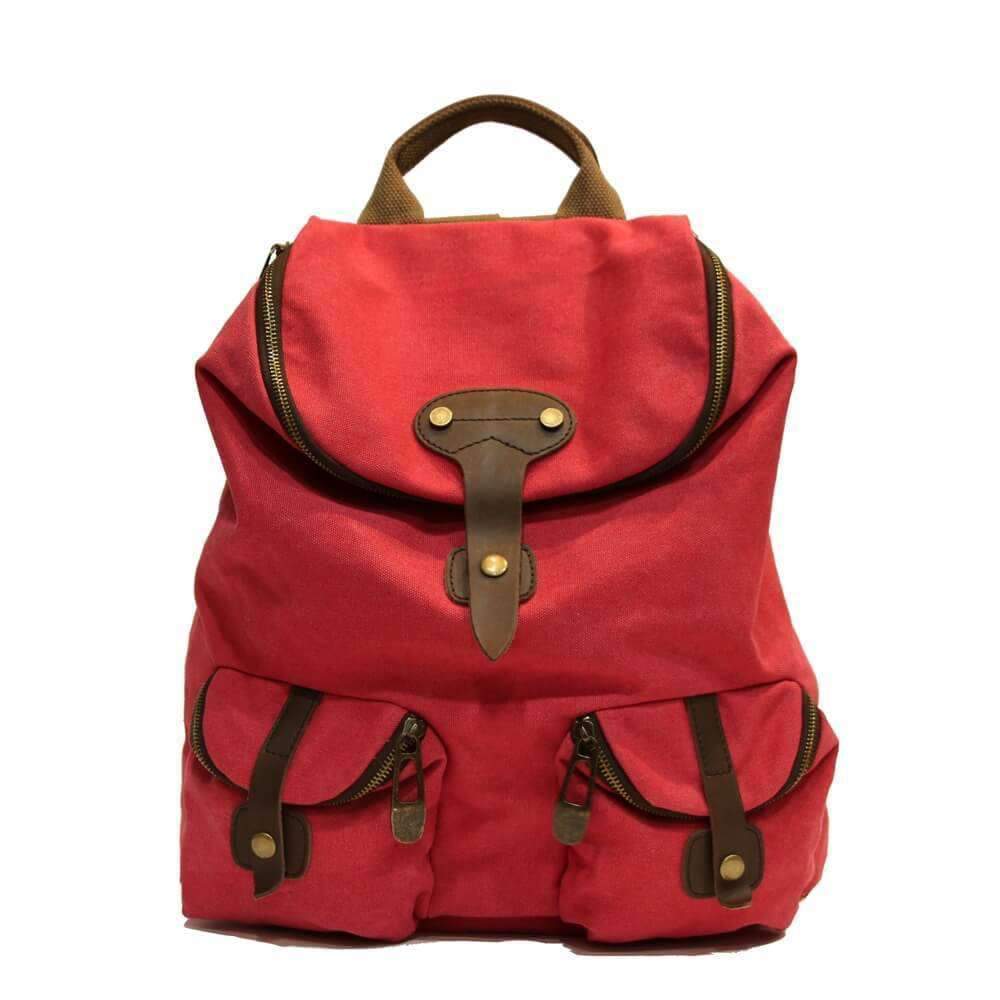 ZEDE PARIS - Wholesale Backpack - Women's - SAINT-PAUL - Canvas and leather backpack75