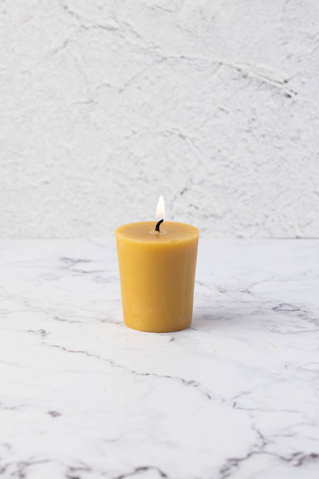 Pine Barrens Post - Wholesale Votive Candle - Pure Beeswax Flat Votive1