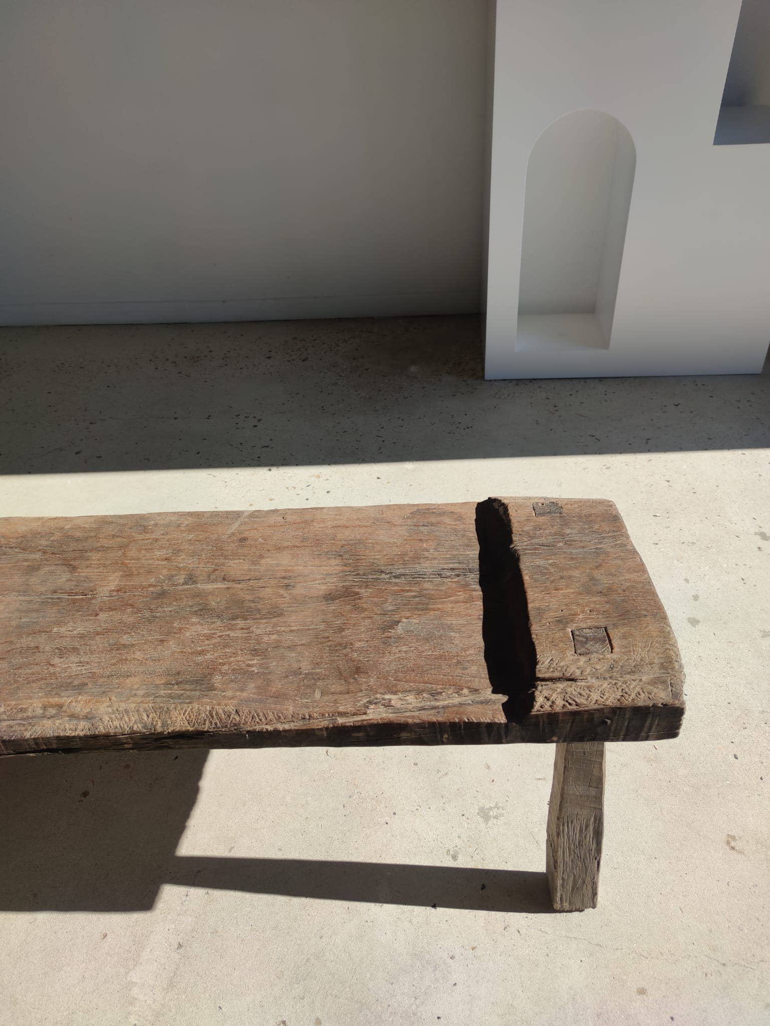 Office Objets - Wholesale Bench - Very large antique teak bench H:50cm L:2m0632