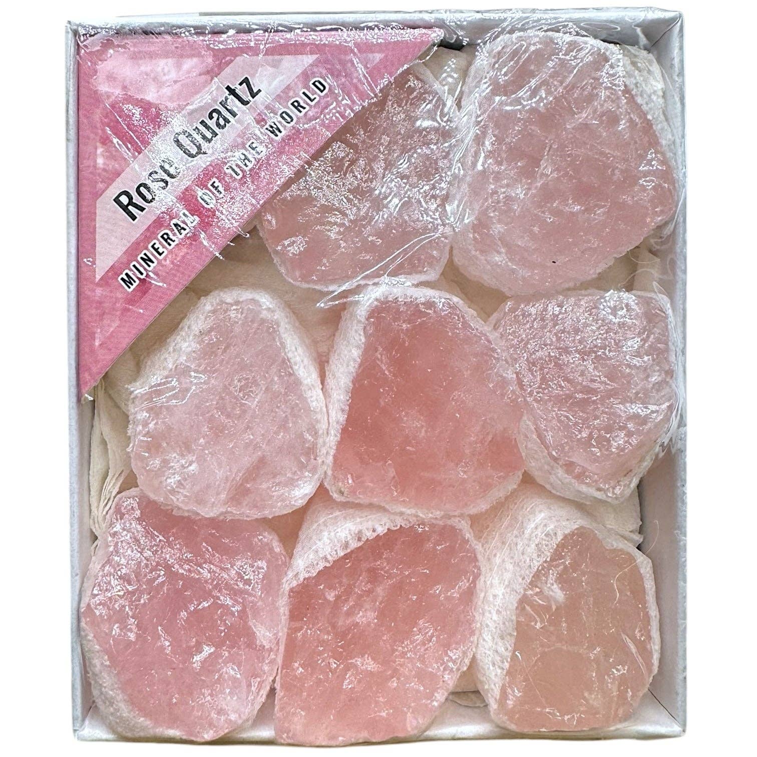 Foliesbijoux - Vente Pierre et cristal de spiritualité - Boîte de Quartz rose (n°20) 8,5x10x3,5 cm0