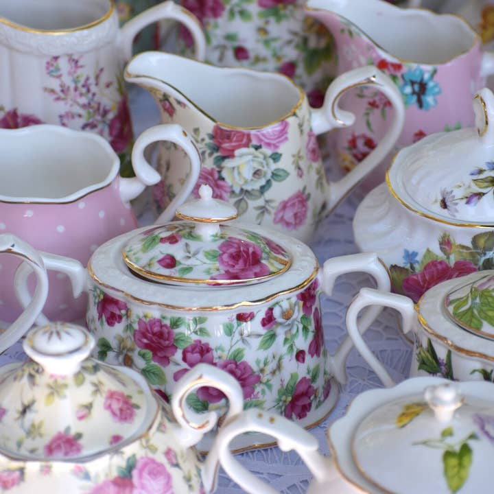 All Little Cute Things - Wholesale Coffee/Tea Cup - Mix and Match Sugar Bowl and Creamer Set