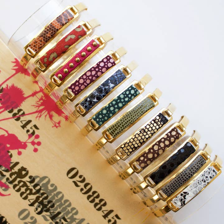 Bracelet d'identification en cuir E pour la vente par a.v. max