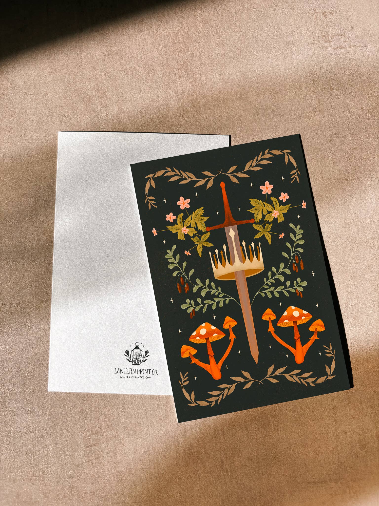 Lantern Print Co. - Wholesale Art Print - Art Print: Crown & Spores; 5x7, 8x10, 4x61