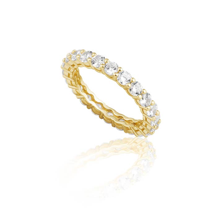 Sahira Jewelry Design - Wholesale Multi-Stone Ring - Round Cut Band