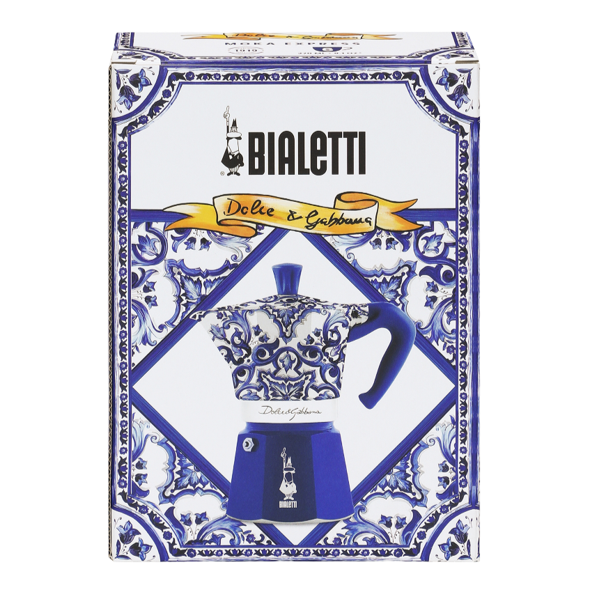Bialetti X Dolce&Gabbana Blue Mediterranean Moka Express for wholesale on Faire0