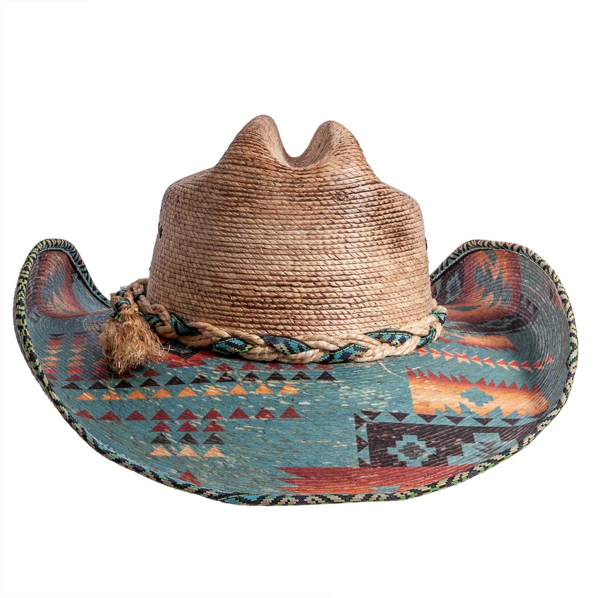 Natural Mexican Palm Straw Hat - Style Cassius for wholesale on Faire5