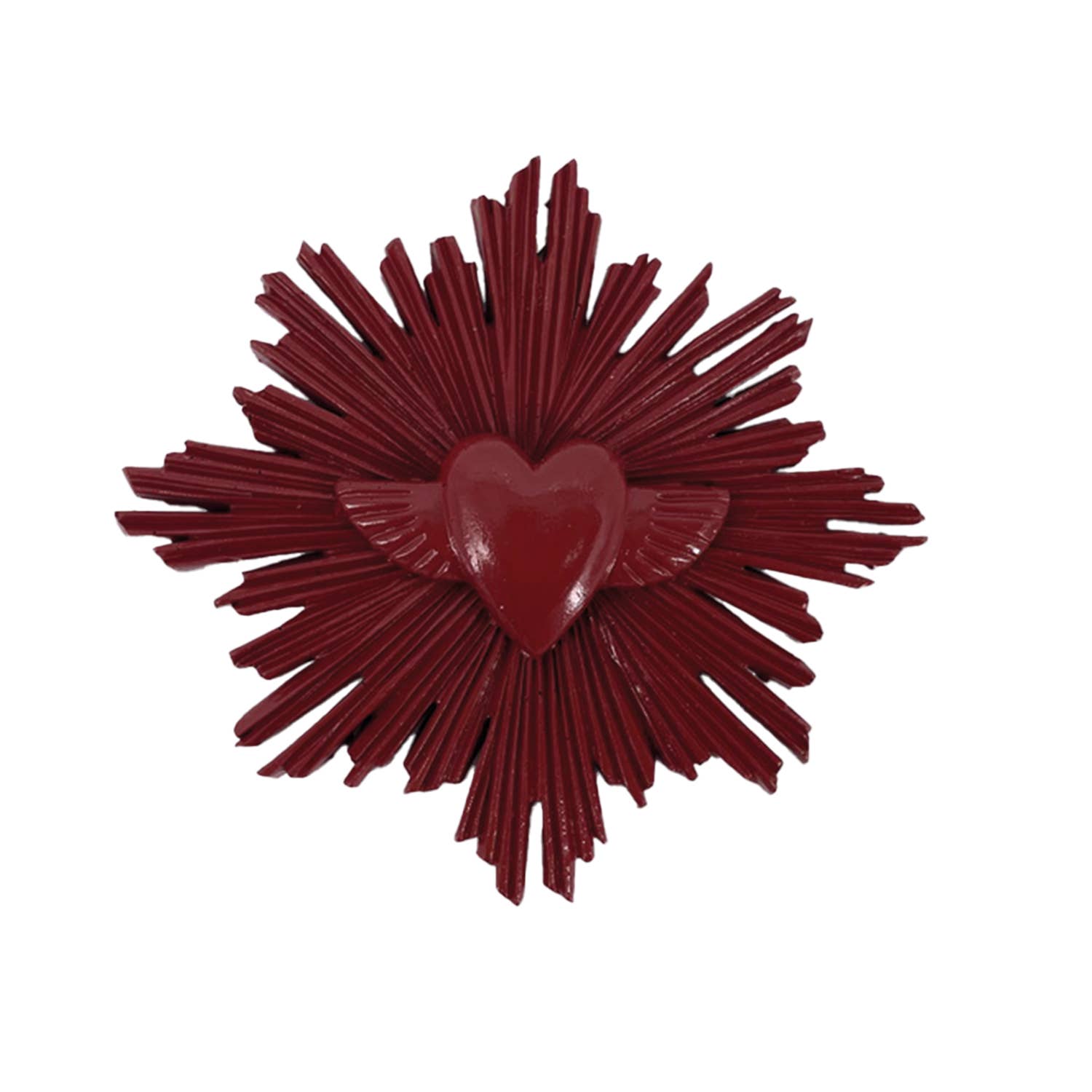 Opjet Paris - Wholesale Wall Accent - Red wing ex-voto decoration L14.5 W2 H13.5cm