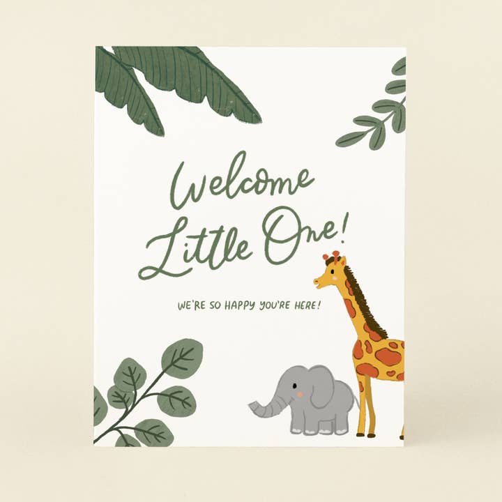 Little One Safari - Greeting Card for wholesale by markedbym
