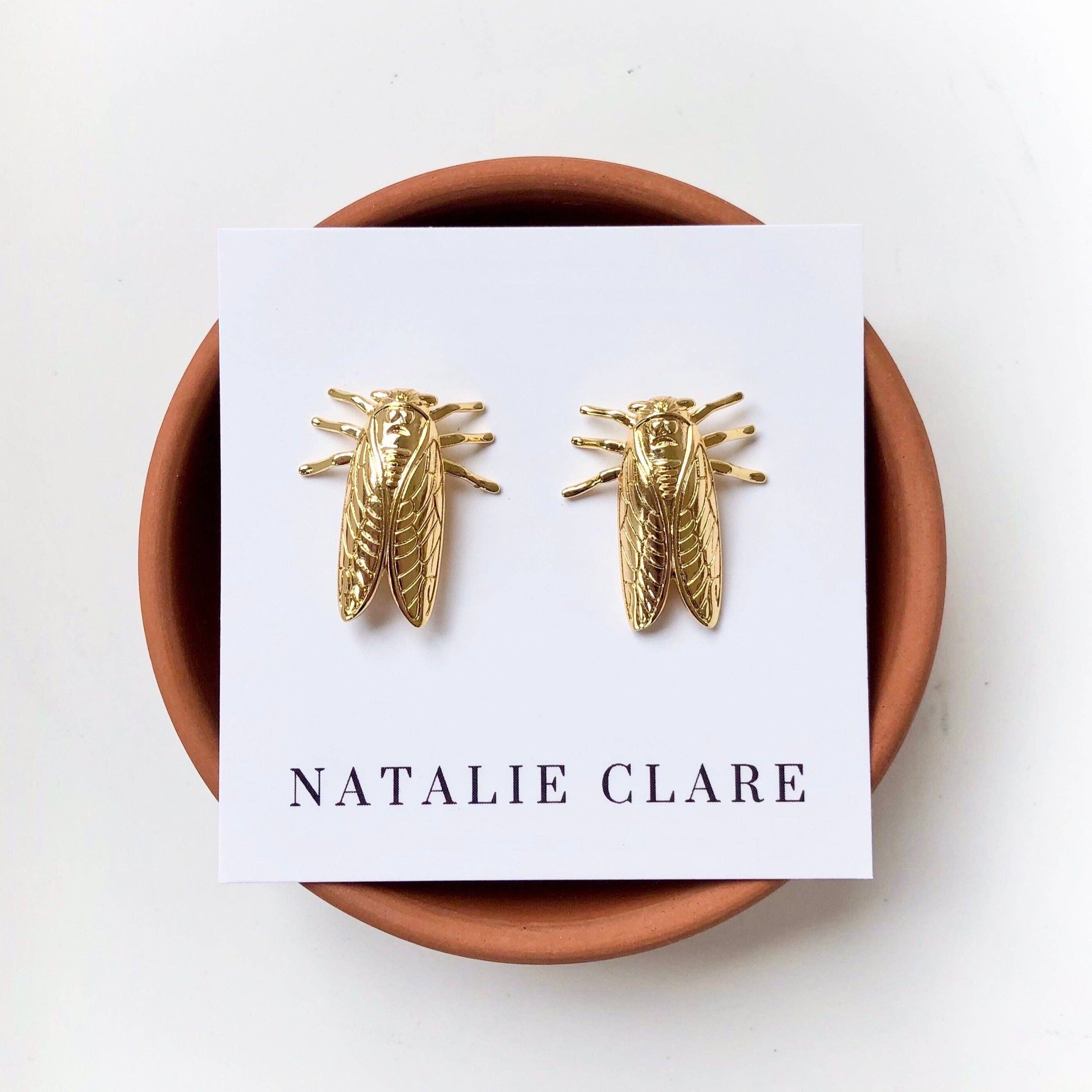 Natalie Clare Collections - Wholesale Stud/Post Earrings - Cicada Earrings