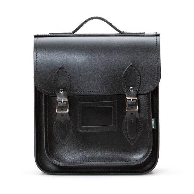 Handgjord läderryggsäck för stadsliv - svart för wholesale av Zatchels