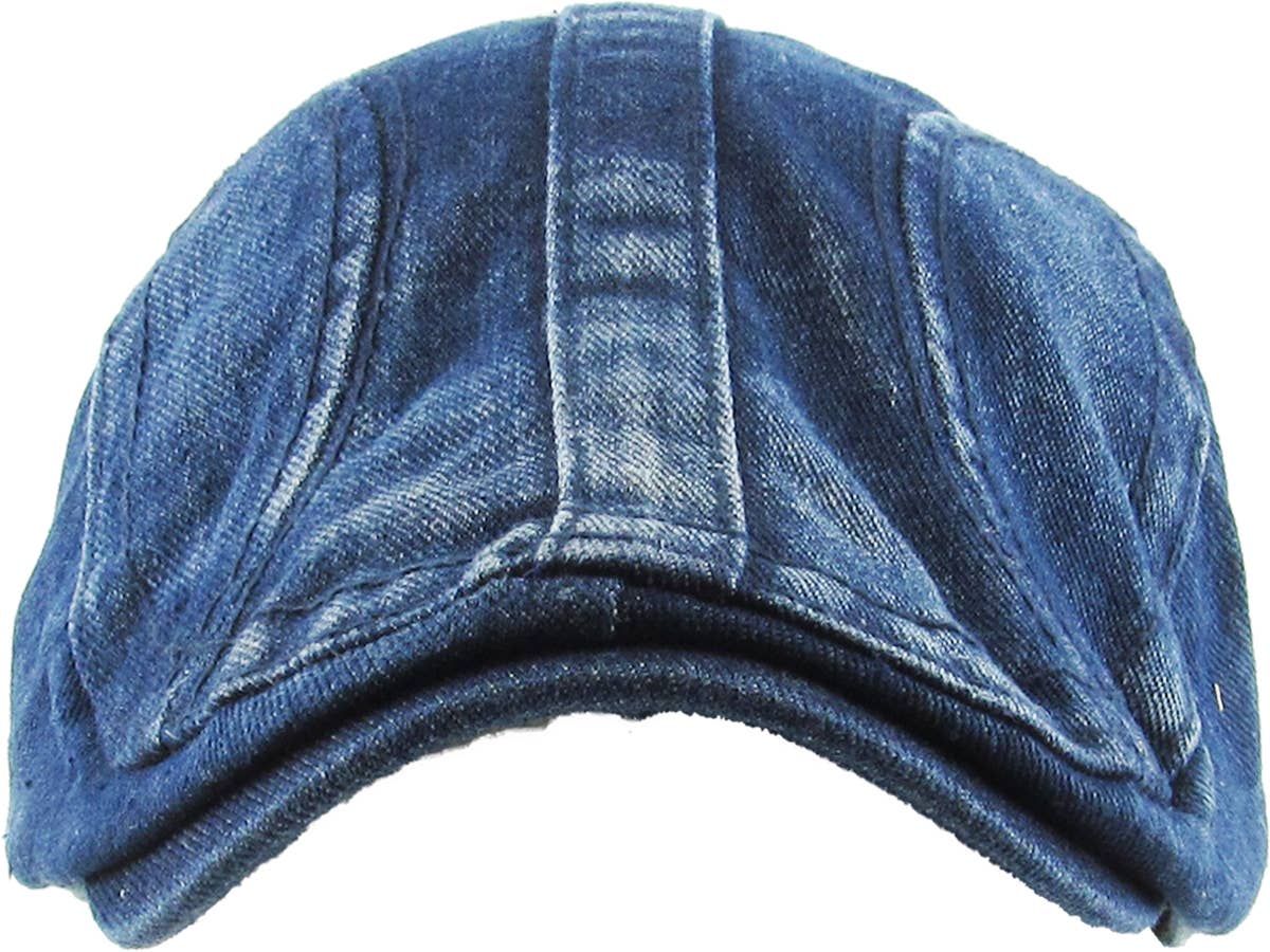 KBETHOS - Wholesale Newsboy/Schoolboy Hat - Men's - CLASSIC WASHED NEWSBOY IVY9