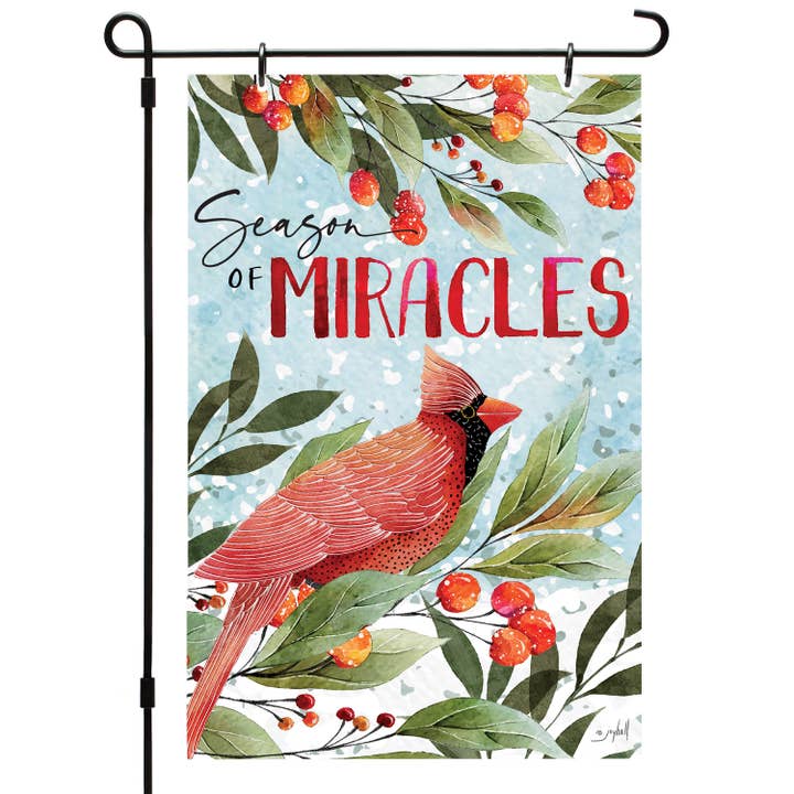 "Season of Miracles" Reversible Multi-Image Garden Flag for wholesale by Conimar Promotions