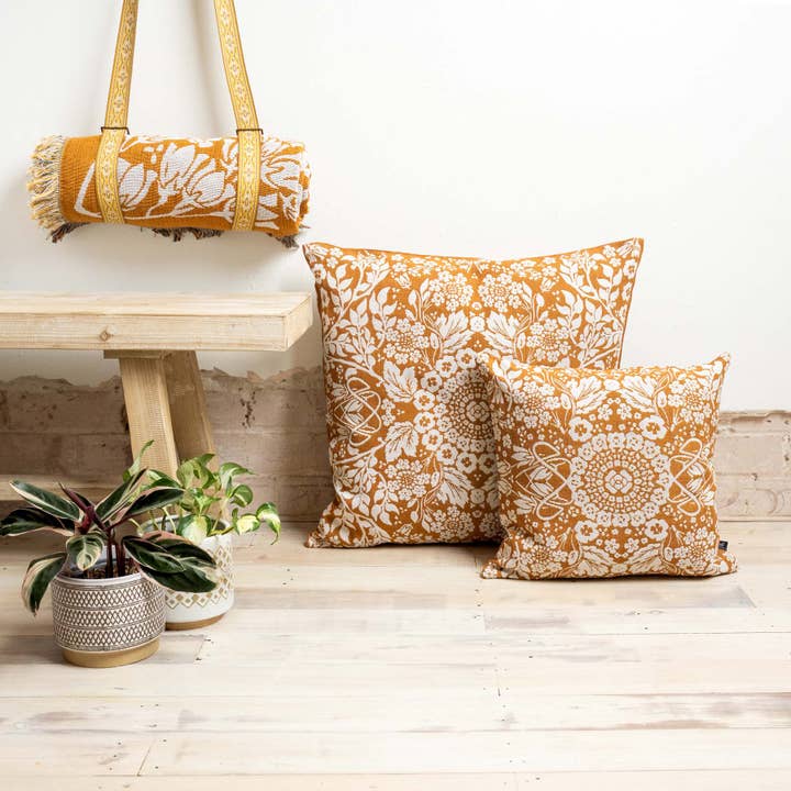 HENDEER - Venta al por mayor Funda de cojín - Funda de cojín con estampado «Golden Slumbers»10