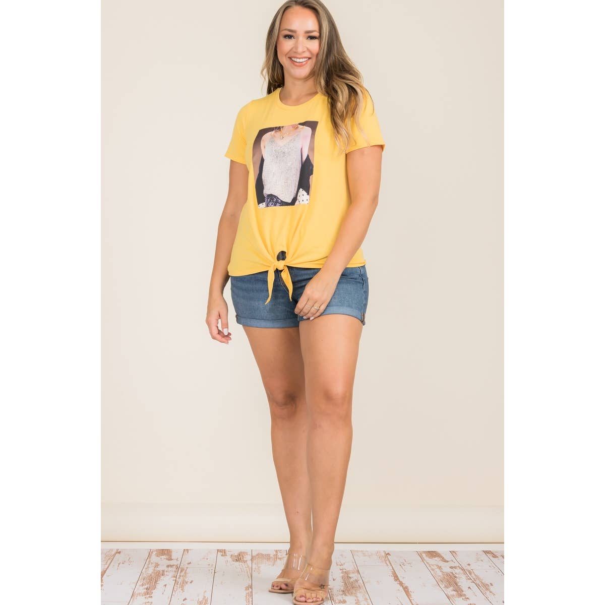 Blue Leopard - Wholesale T-Shirt - Women's - blt446712