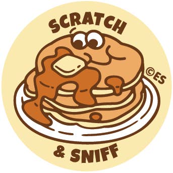 EverythingSmells, LLC - Wholesale Sticker - Pancakes EverythingSmells Scratch & Sniff Stickers1