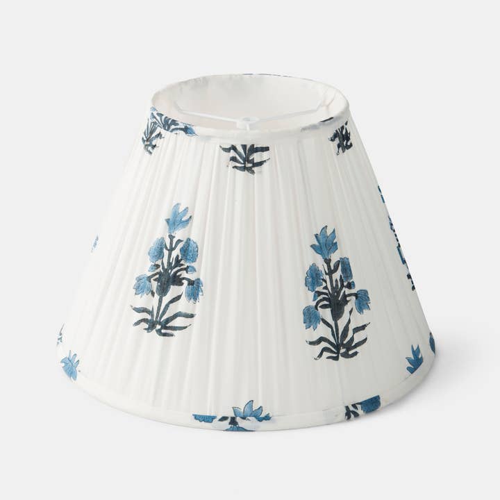Mela Artisans - Wholesale Lamp Shade - Azure Blossom Lampshade2