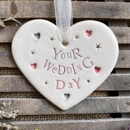Handmade Ceramic - Your Wedding Day for wholesale by Jamali-Annay Designs