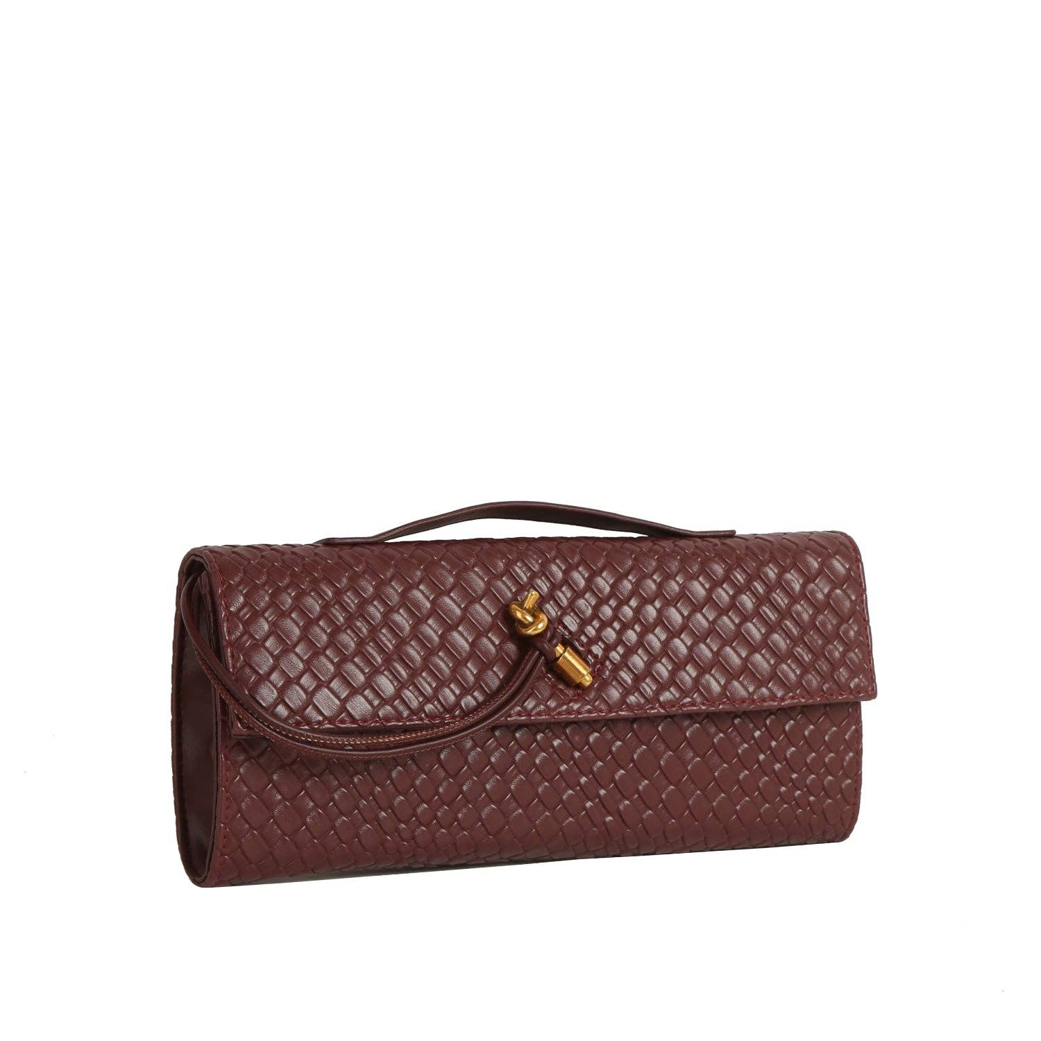 Handbag Factory Corp - Venta al por mayor Bolso de mano - Mujer - Bolso de hombro con acento de nudo tejido en relieve5