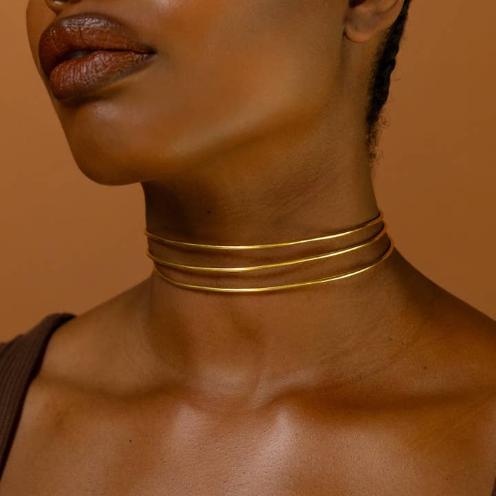 Chia Gargantilha por atacado de Fanm Djanm