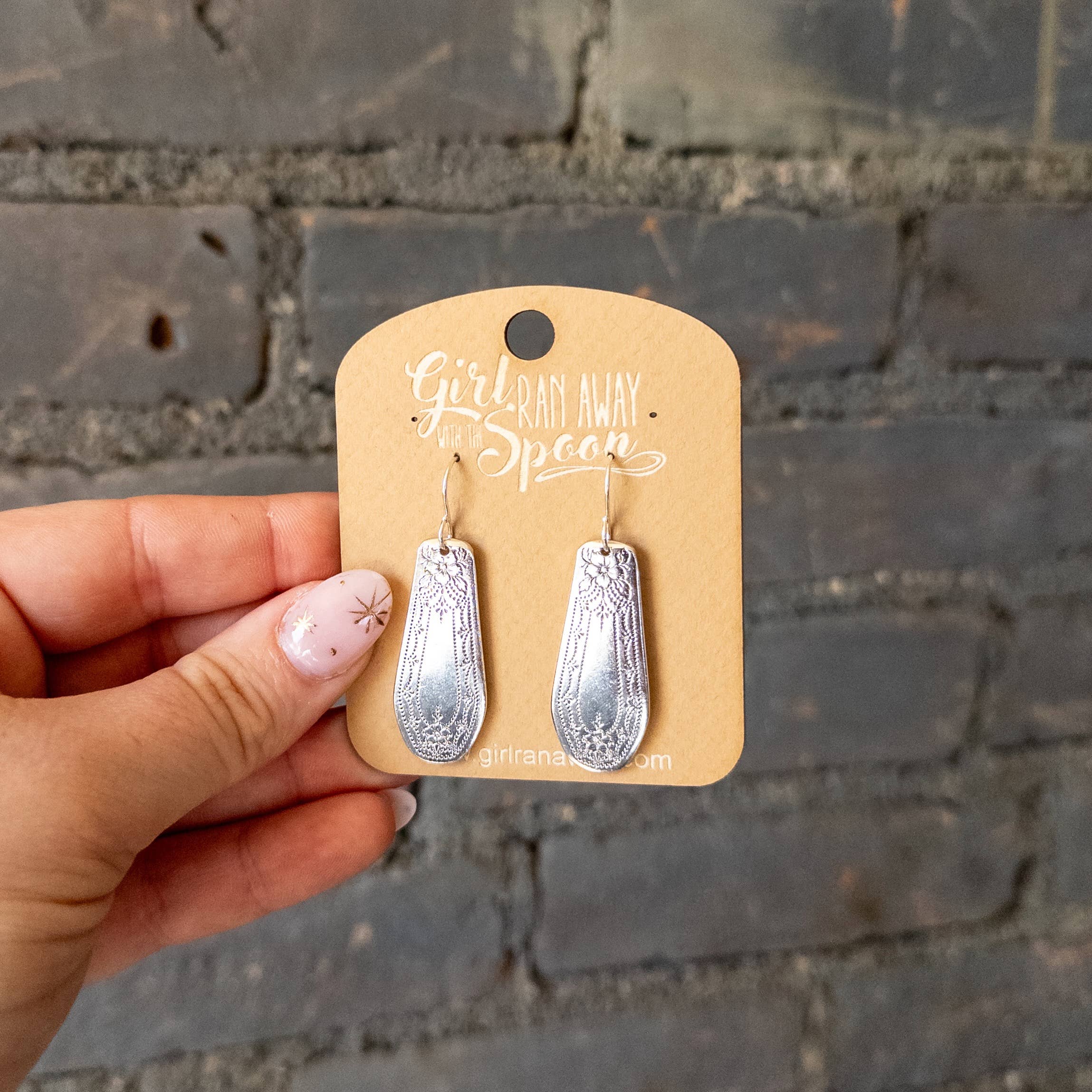 Girl Ran Away With the Spoon - Wholesale Dangle Earrings - Paul Revere Vintage Spoon Handle Earrings 0