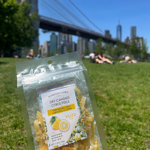 KANKITSU LABO - Wholesale Hard Candy - Dry Candied Japanese Citrus Peel | Yuzu (ゆず) | 1.05 oz Bags8