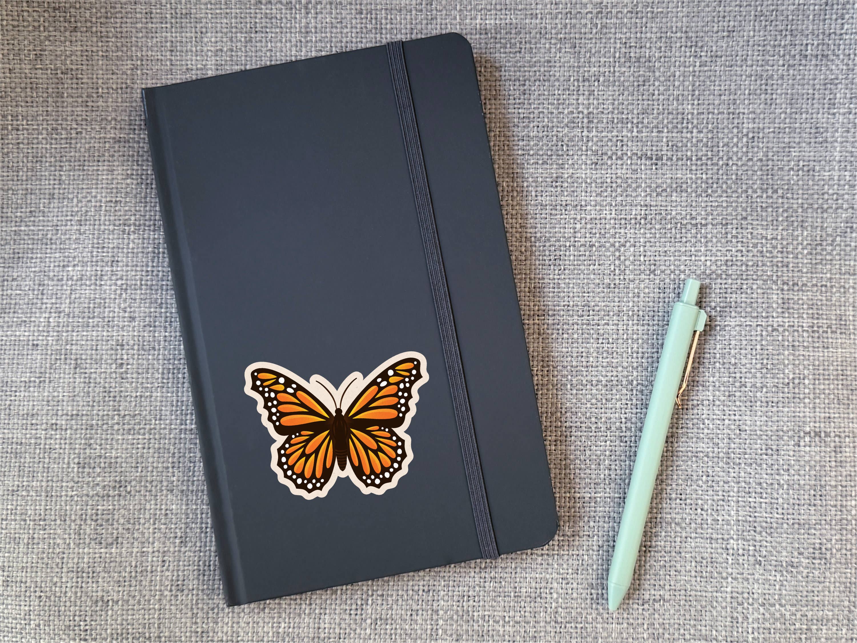 Dandymark - Wholesale Sticker - Monarch Butterfly Vinyl Sticker - 3"2