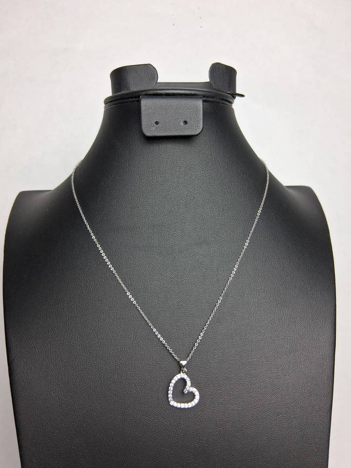 18k White Gold Heart Luxury Gift box for wholesale by Adorn Me In Modesty