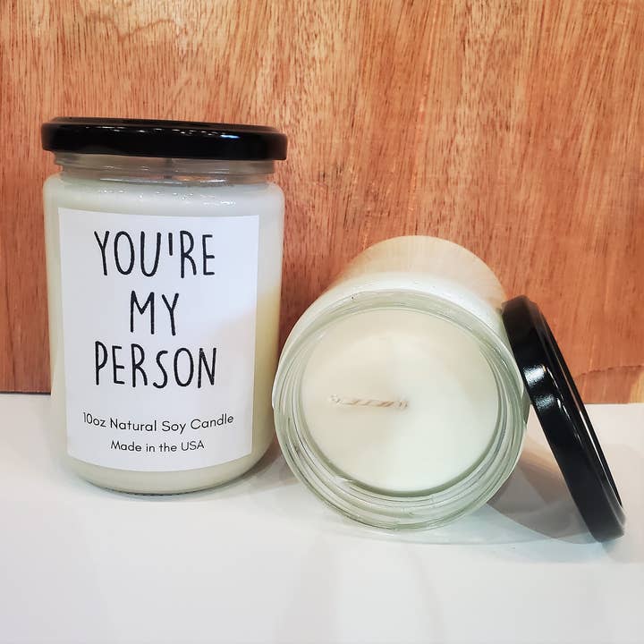 10oz Soy Candle - You're My Person for wholesale by Cityology
