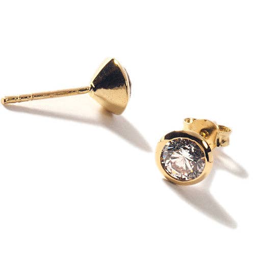 Stud médio ouro 14K por atacado de Cocky Jewellery