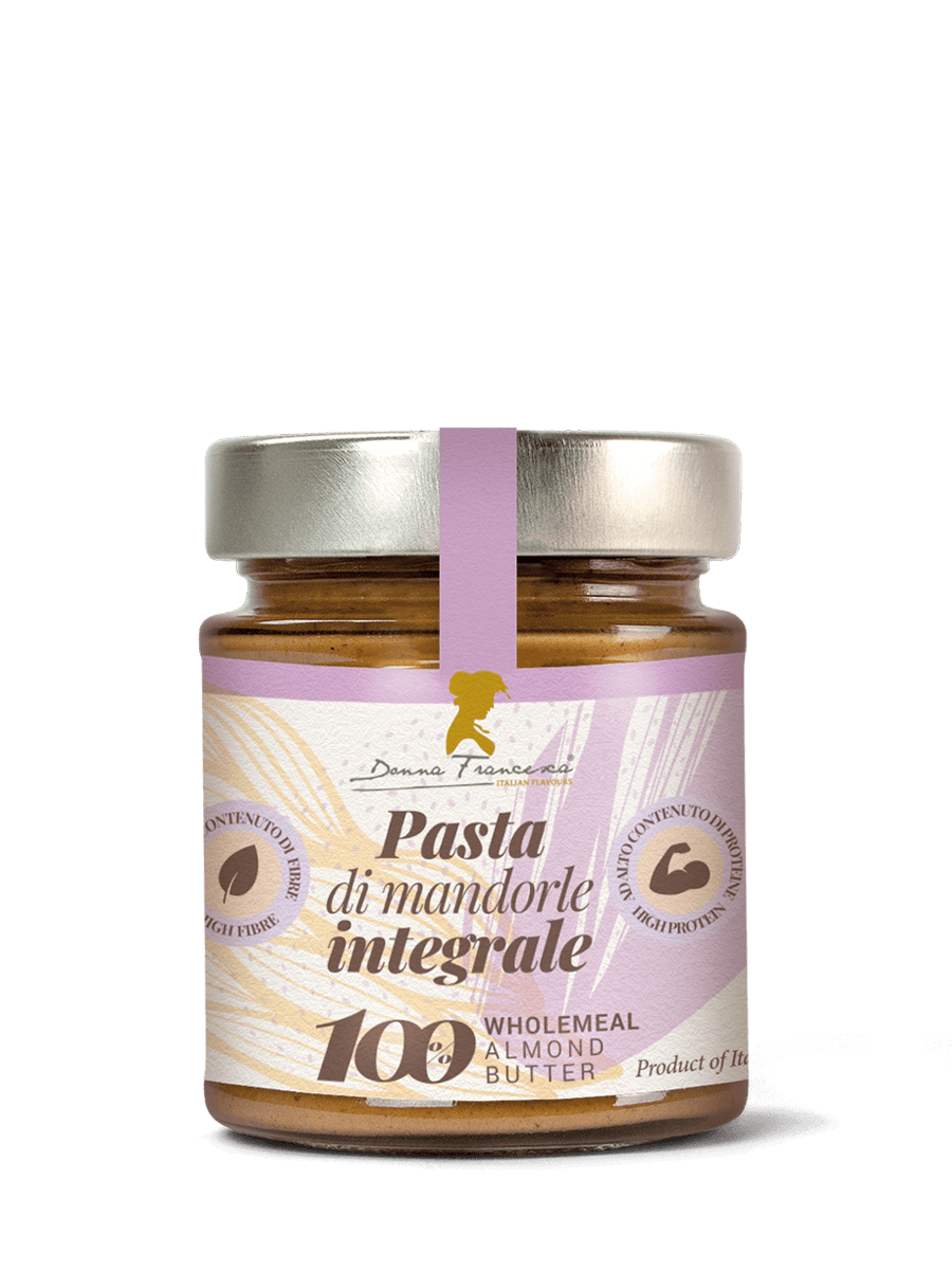 Donna Francesca - Vente Beurres de noix - Pâte d’amandes 100 % complète - Made in Italy Premium 230 g2