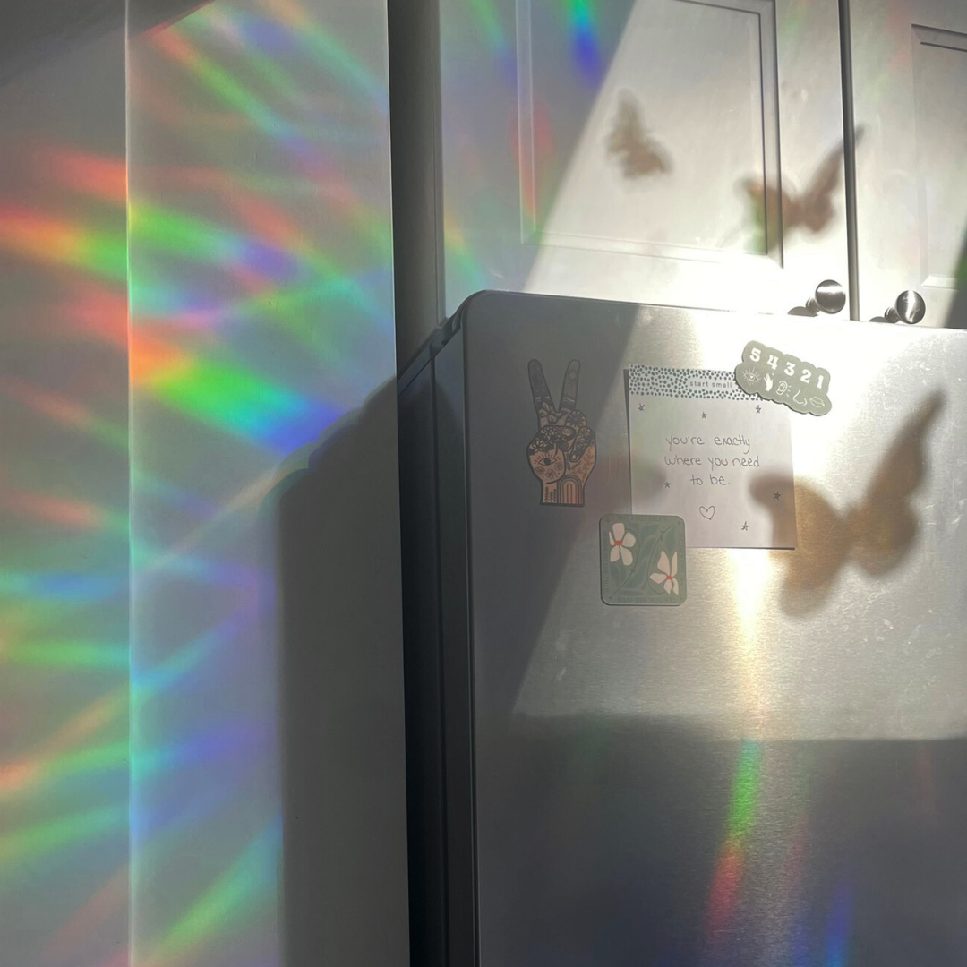 Mindful over Mind Full - Wholesale Suncatcher - Celestial Mushroom Suncatcher | Rainbow Maker | Window Cling1