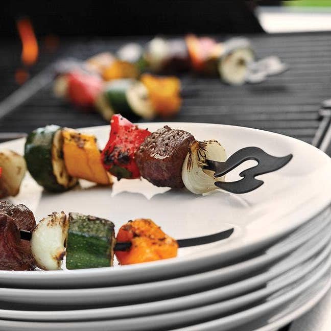 Fox Run Brands - Wholesale Skewer - Outset Circular Kabob Skewers, Non-Stick, 16"