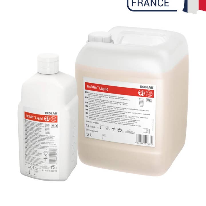 Incidin Liquid - Surface Disinfection - 2 sizes - Ecolab by Anios for wholesale by My Podologie