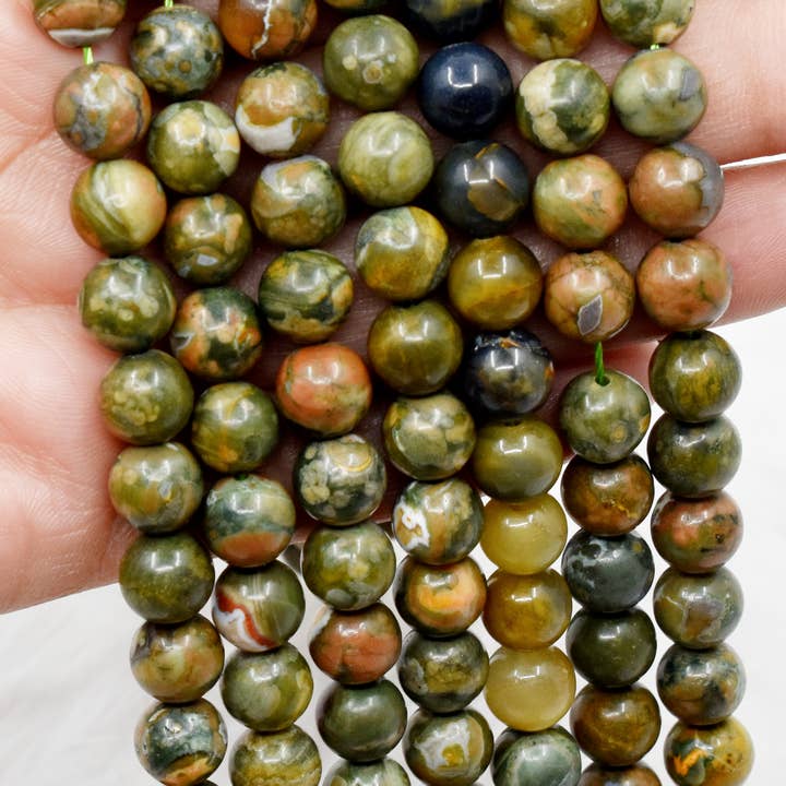 Crystal Jewelry Beads | Ocean Jasper | Gemstone Beads for wholesale by Soothing Crystals