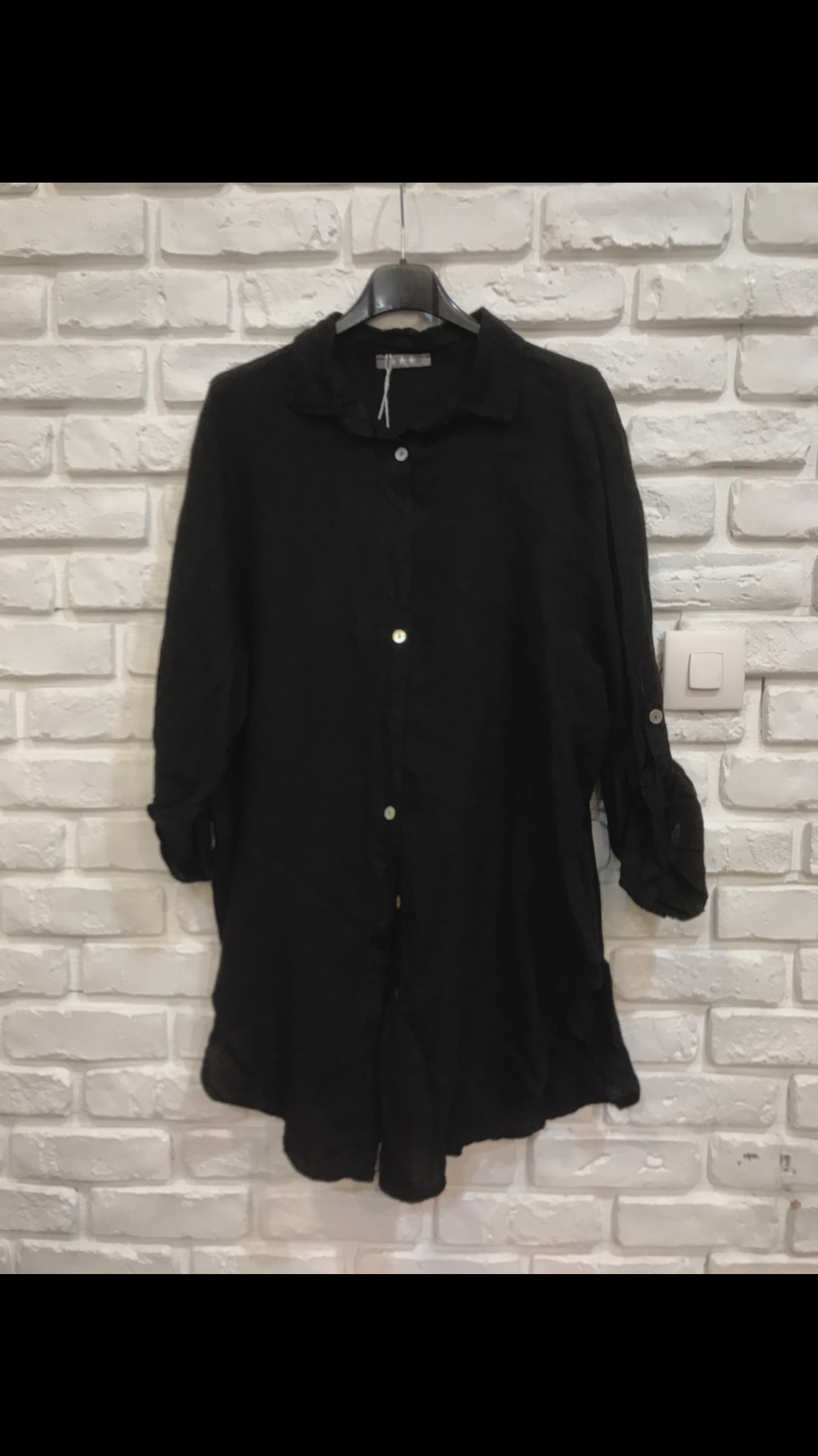 la maison des fibres naturelles - Wholesale Button Down Shirt - Women's - 100% linen shirt 62015922