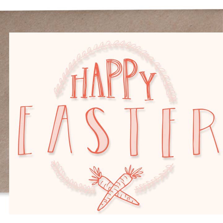 Happy Easter - Easter Card for wholesale by 9th Letter Press