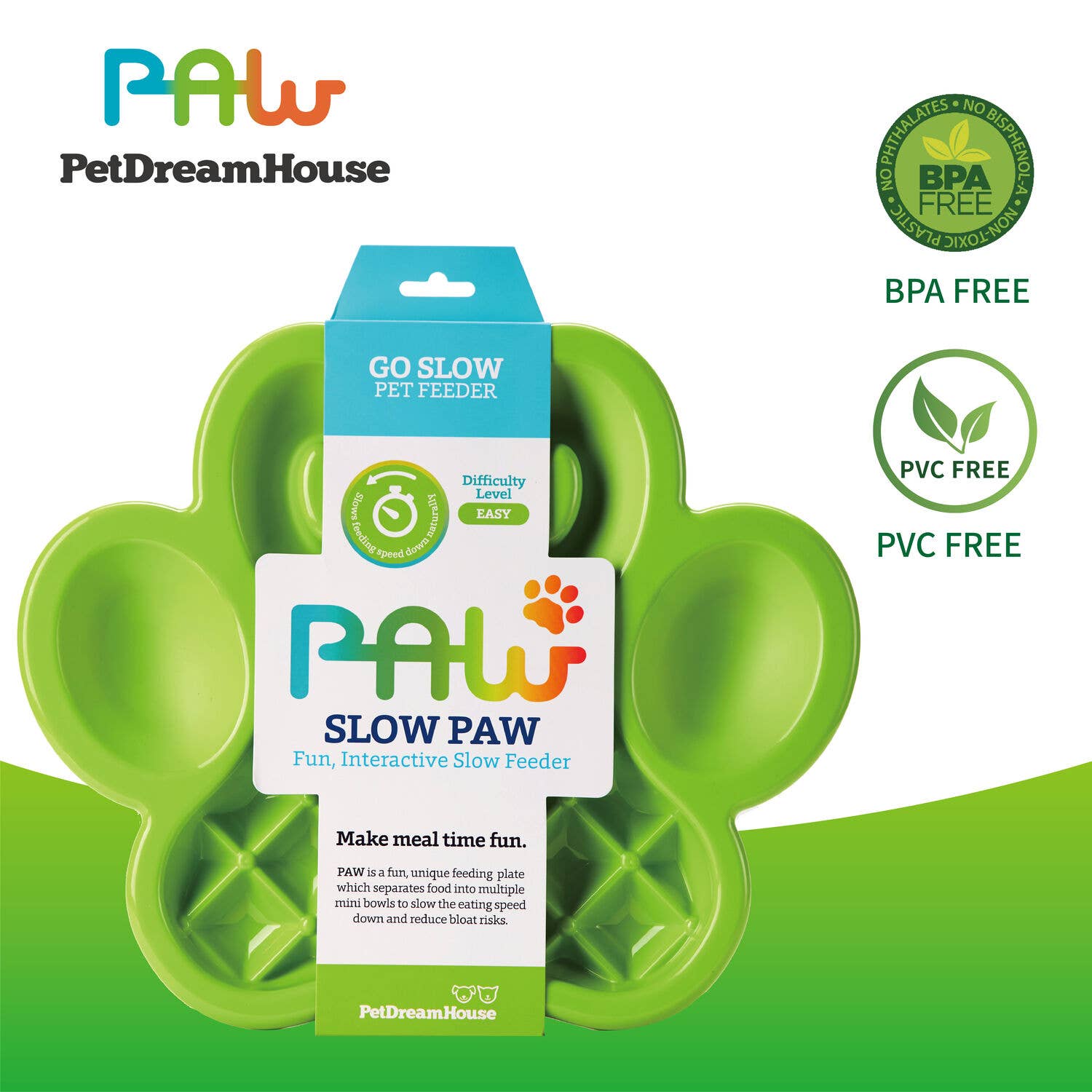 PetDreamHouse – wholesale Pet bowl – Cat/dog – PetDreamHouse PAW Slow Feeder Easy6