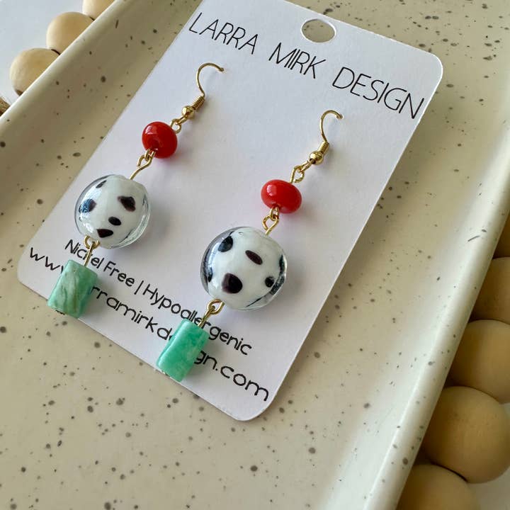 Imogene Earrings | Amazonite for wholesale by Larra Mirk Design