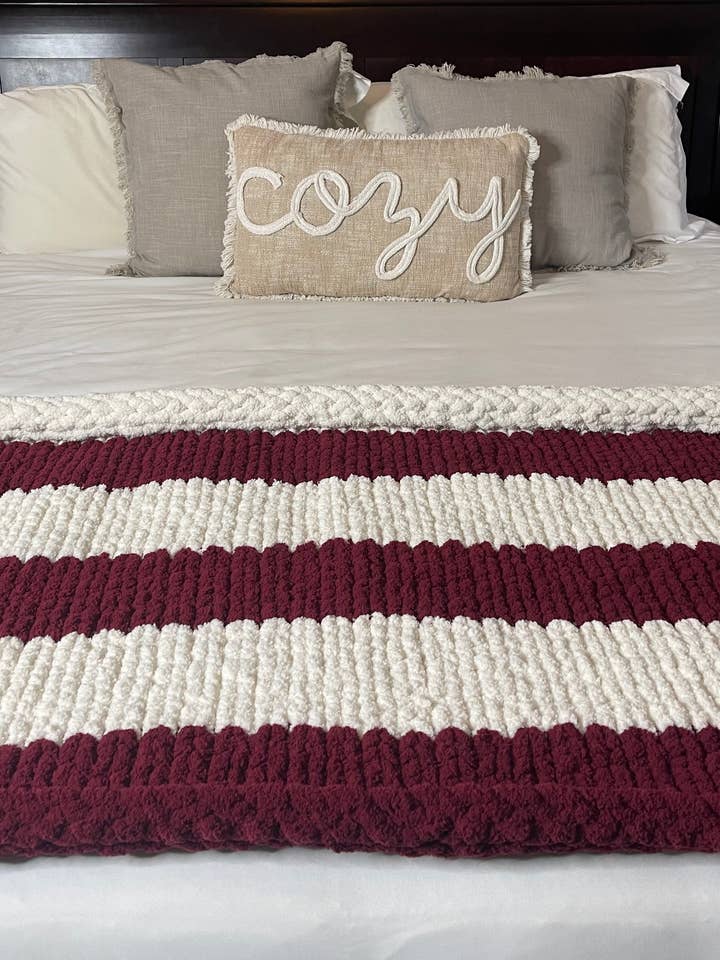 Jeté Cozy Crimson pour la vente par Best Cozy Throws