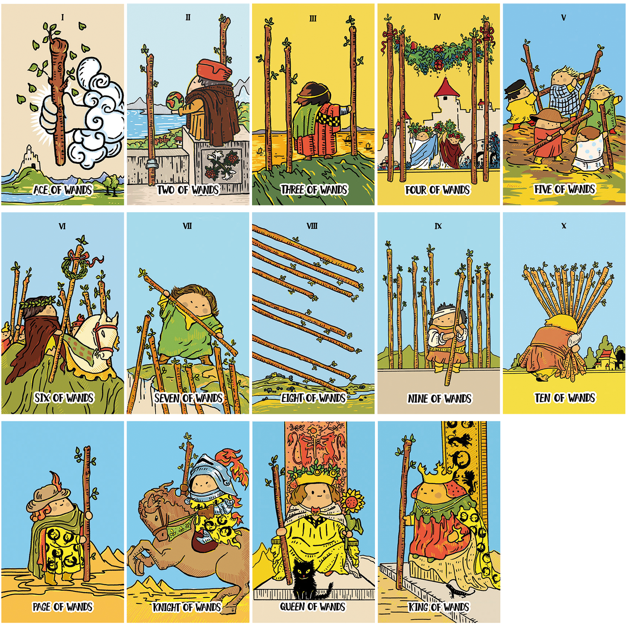 Vermilion Collection – wholesale Tarot cards – Potato Waite Tarot3