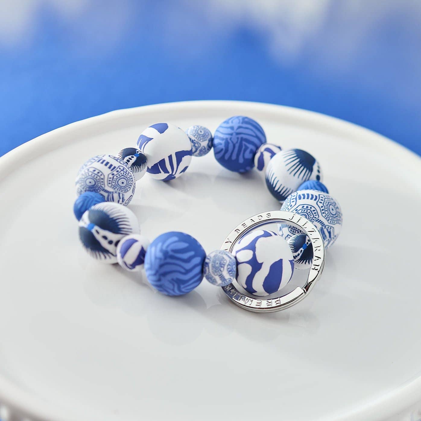 JILZARAH - Wholesale Keychain Bracelet - Santorini Wrist Keychain