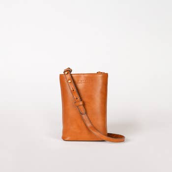 Bobbi Bucket Bag Midi - Cognac Apple Leather