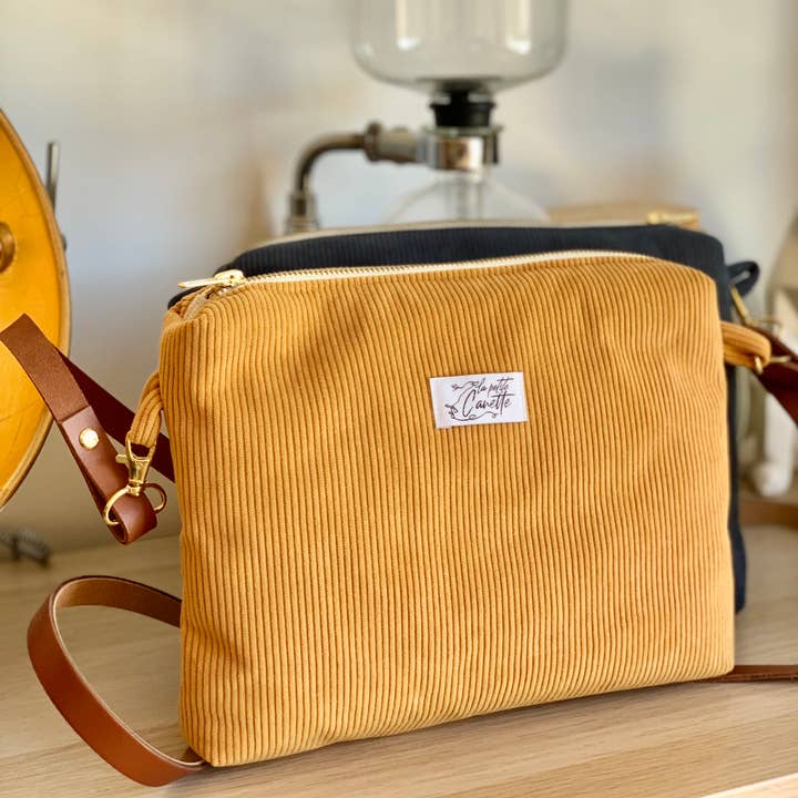 BARBE MELISSA EI - La petite canette – Engroshandel Messenger bag – Kvinder – Fløjlsskuldertaske0