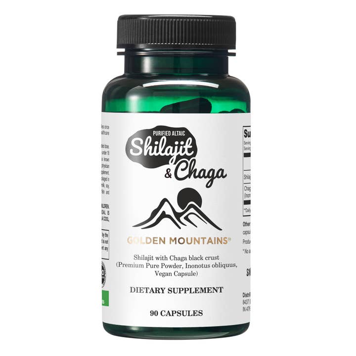 SiberianGreen - Wholesale Oral Supplement/Vitamin - Shilajit & Chaga Capsules – An Immunity Increasing Natural Booster & Energy Capsule