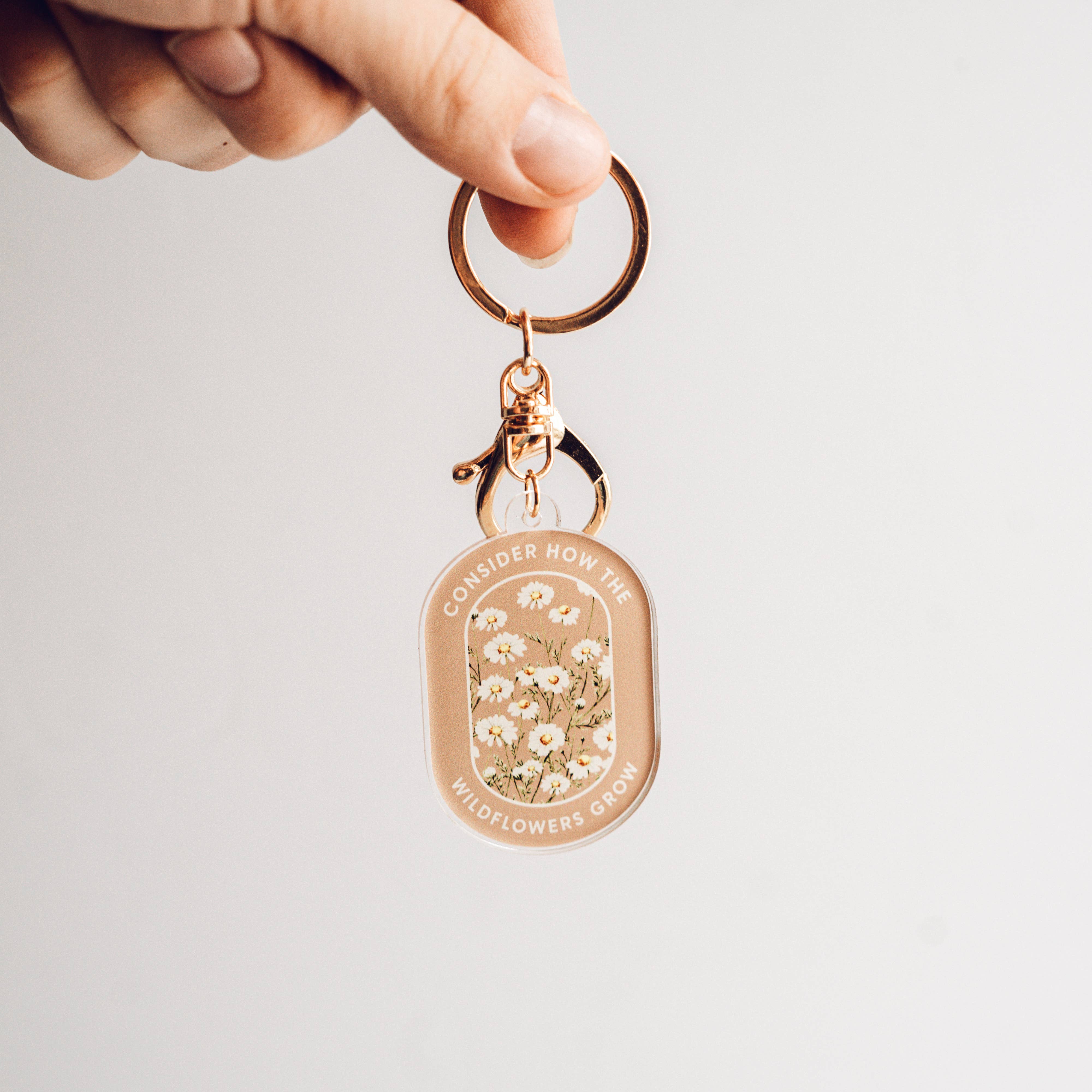 Jo Creative Co - Wholesale Keychain - Women's - Consider the Wildflowers Keychain1