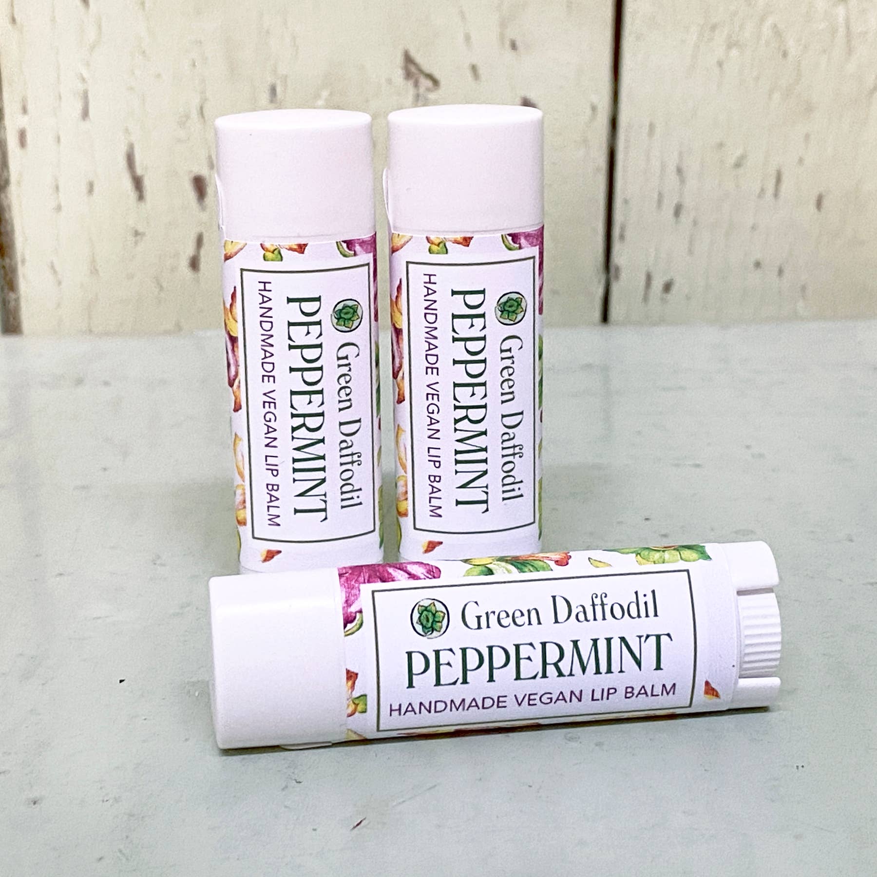 Green Daffodil Bath & Body - Wholesale Lip Balm - Peppermint Lip Balm - Minty Vegan2