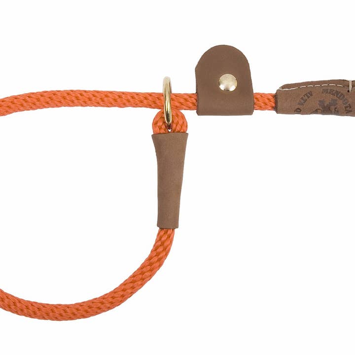 Mendota Pet - Wholesale Pet Collar - Dog - Pro Trainer Slip Collars (w/Tab & Small Rings) - 3/8" width3