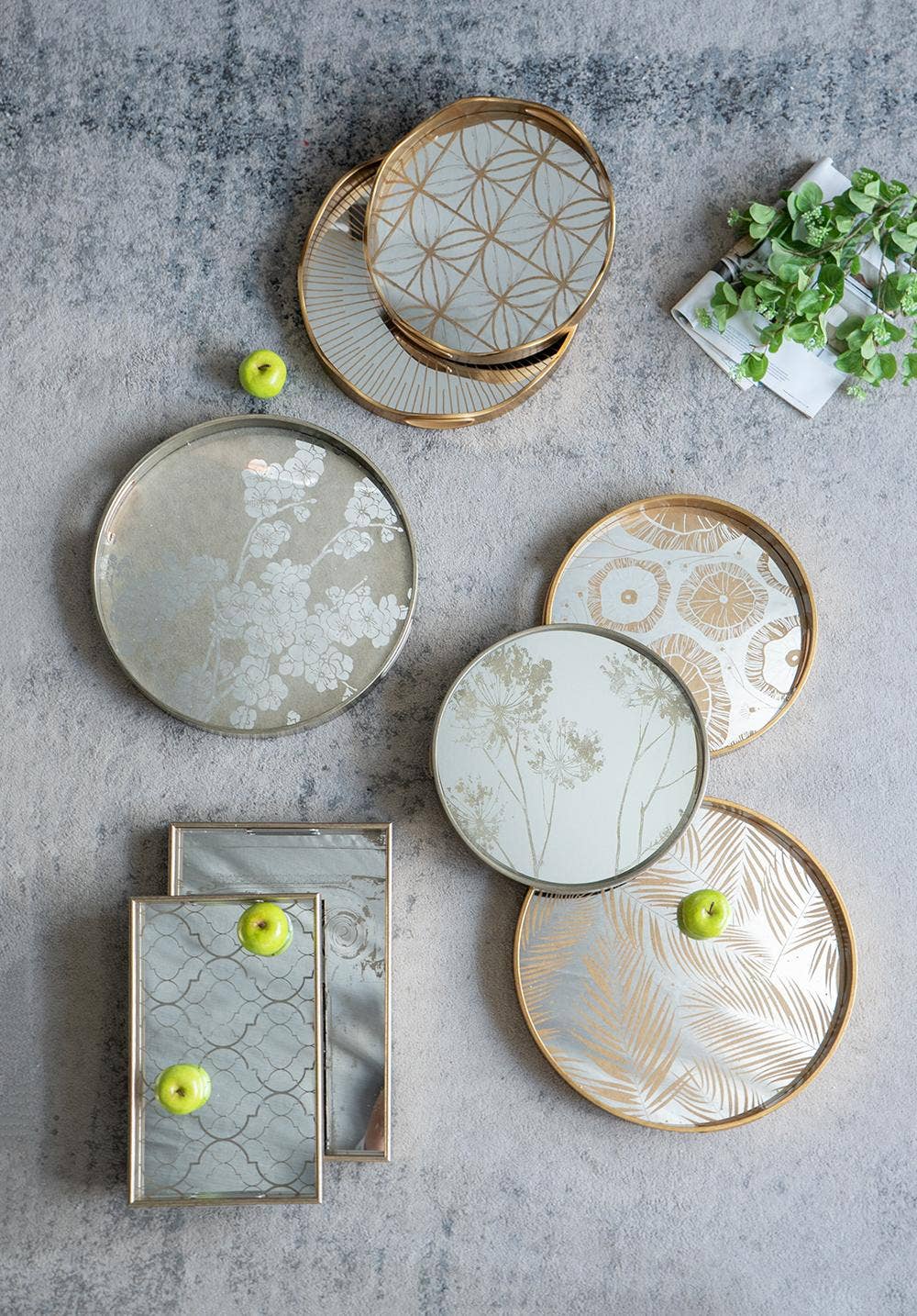 A&B Home Group Inc. - Wholesale Decorative Tray - S/2 Silver RectangleTrays5