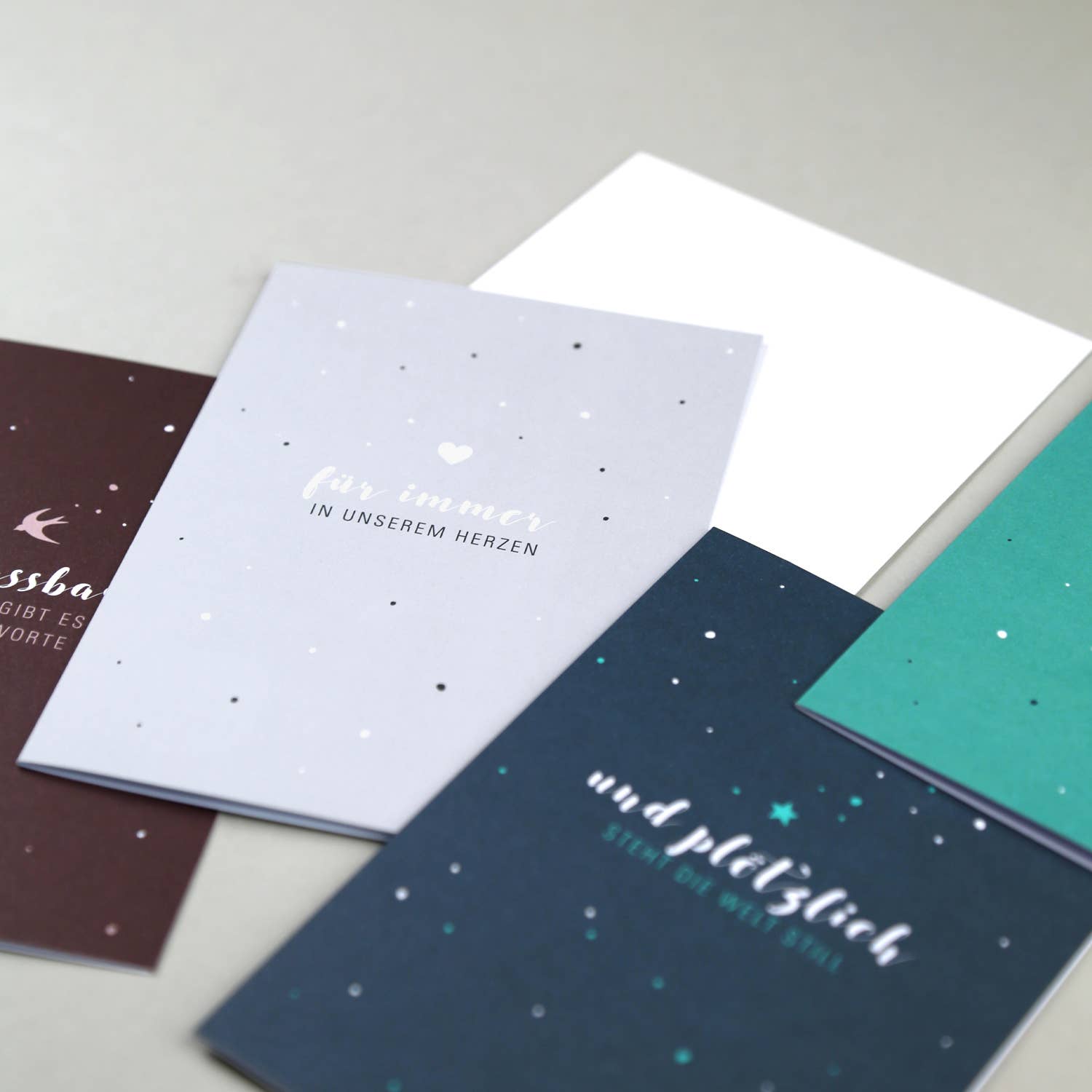 Kunst an Papier - Vendita all'ingrosso Biglietti di condoglianze - Biglietto da lutto Pepe Wolke3