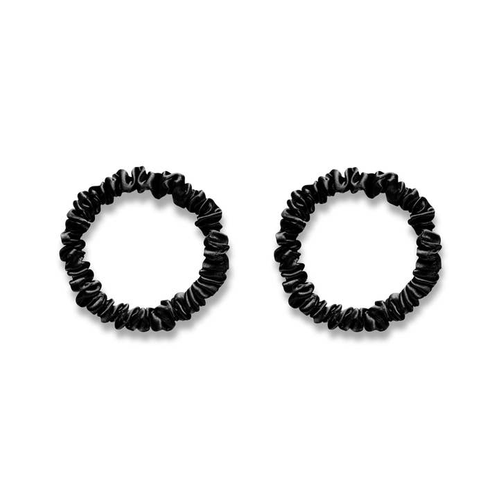 Pure Mulberry Silk Scrunchies for wholesale by Two Bees London
